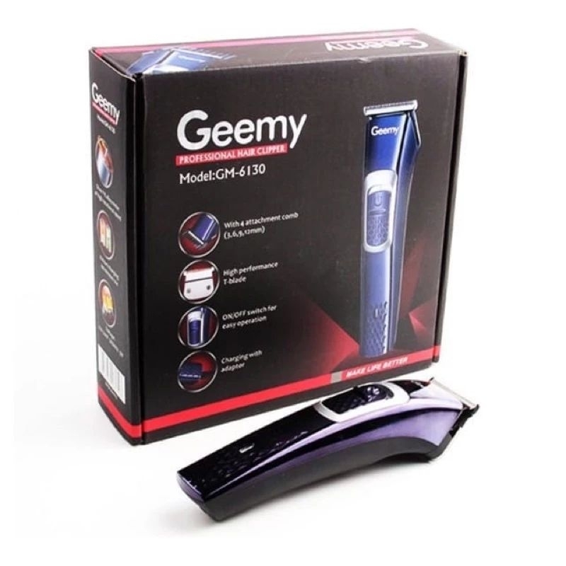 ORIGINAL Geemy GM-6130 Professional Hair Clipper | Shopee Malaysia