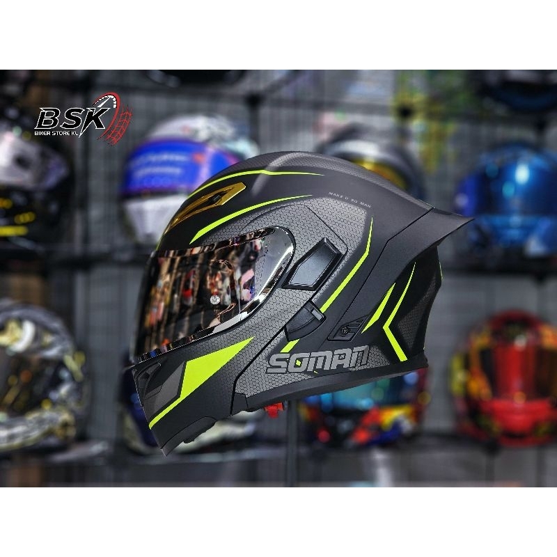 Original Soman Modular/Flip Up Helmet | Shopee Malaysia