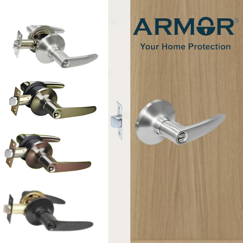 [ARMOR] Door Lock Handle Set Room Door Lock Bedroom Door Lock Tubular