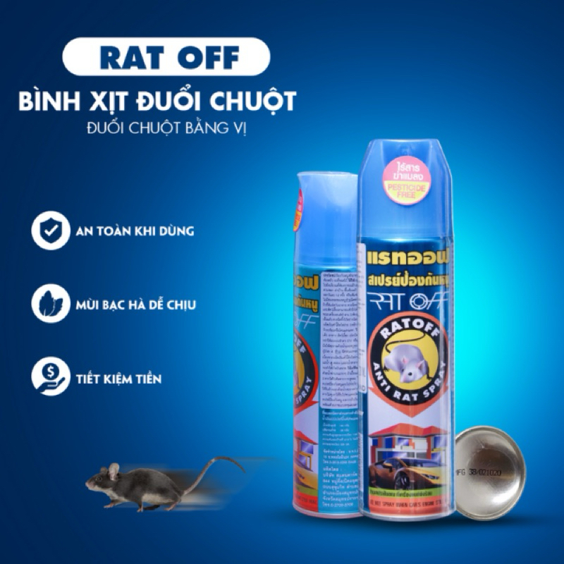 Ratoff Anti Rat Spray - Xit Diet Chuot 200ml | Shopee Malaysia