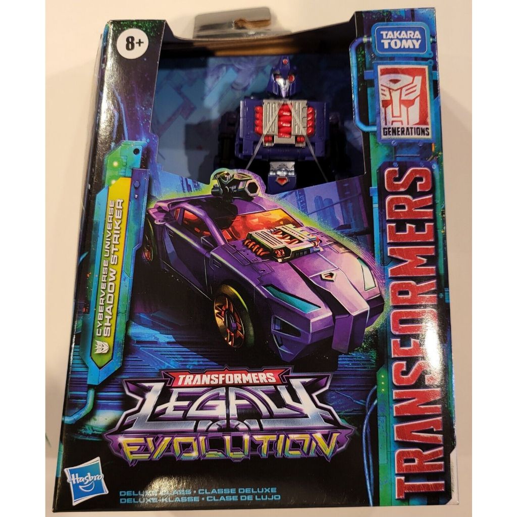 Hasbro Transformers Legacy Evolution Deluxe Class Cyberverse Universe Shadow Striker Shopee 
