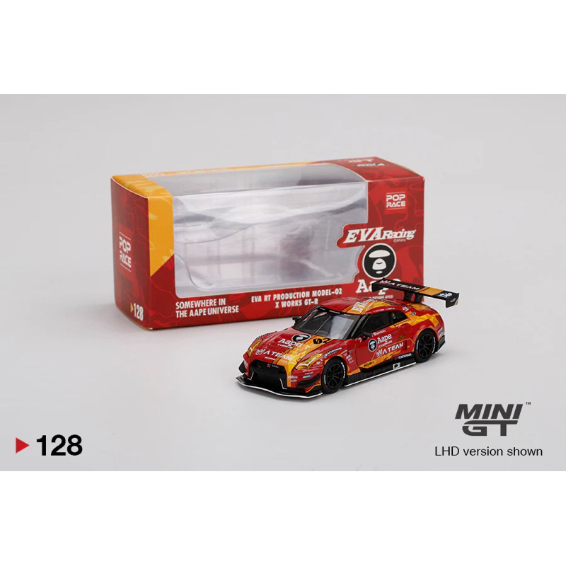 MINIGT　No.128　EVA　RT　PRODUCTION　MODEL-02 Mini GT EVA RT Test Type-02 X Works GT-R [Hong Kong Exclusive