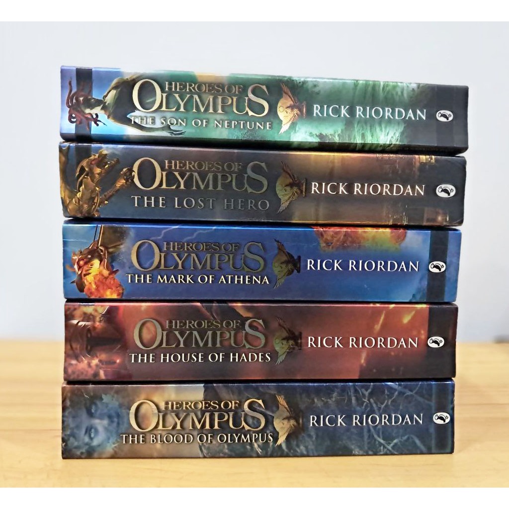 HEROES OF OLYMPUS RICK RIORDAN NOVELS IN SET | Shopee Malaysia