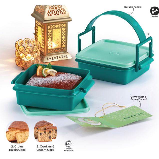 [1 set] Tupperware Raya Cake Gift Set | Shopee Malaysia
