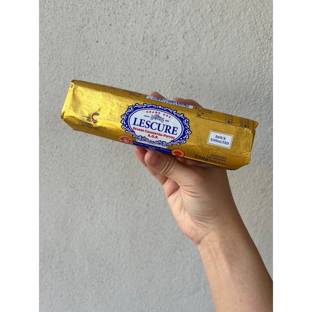 Lescure Unsalted Butter 250g Shopee Malaysia 