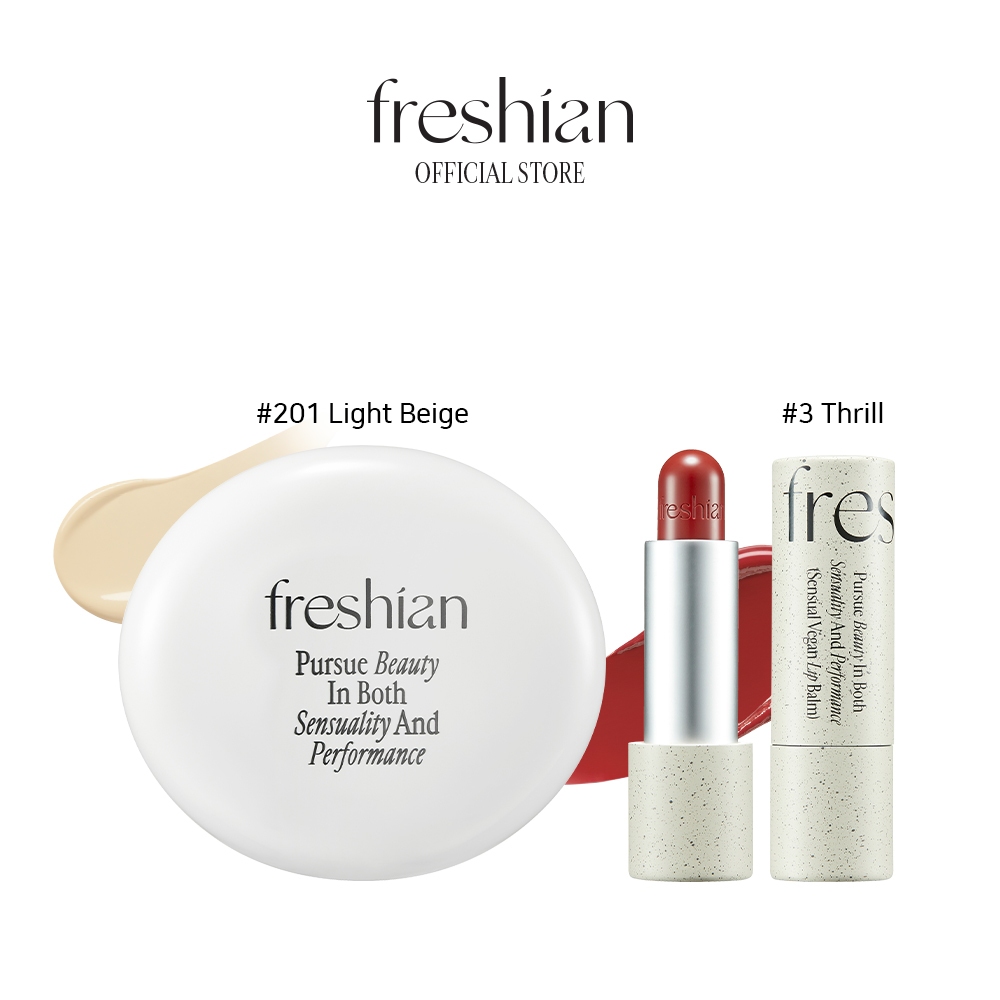 Freshian Basic Makeup Kit - Egg-like Cushion Foundation SPF35/PA++