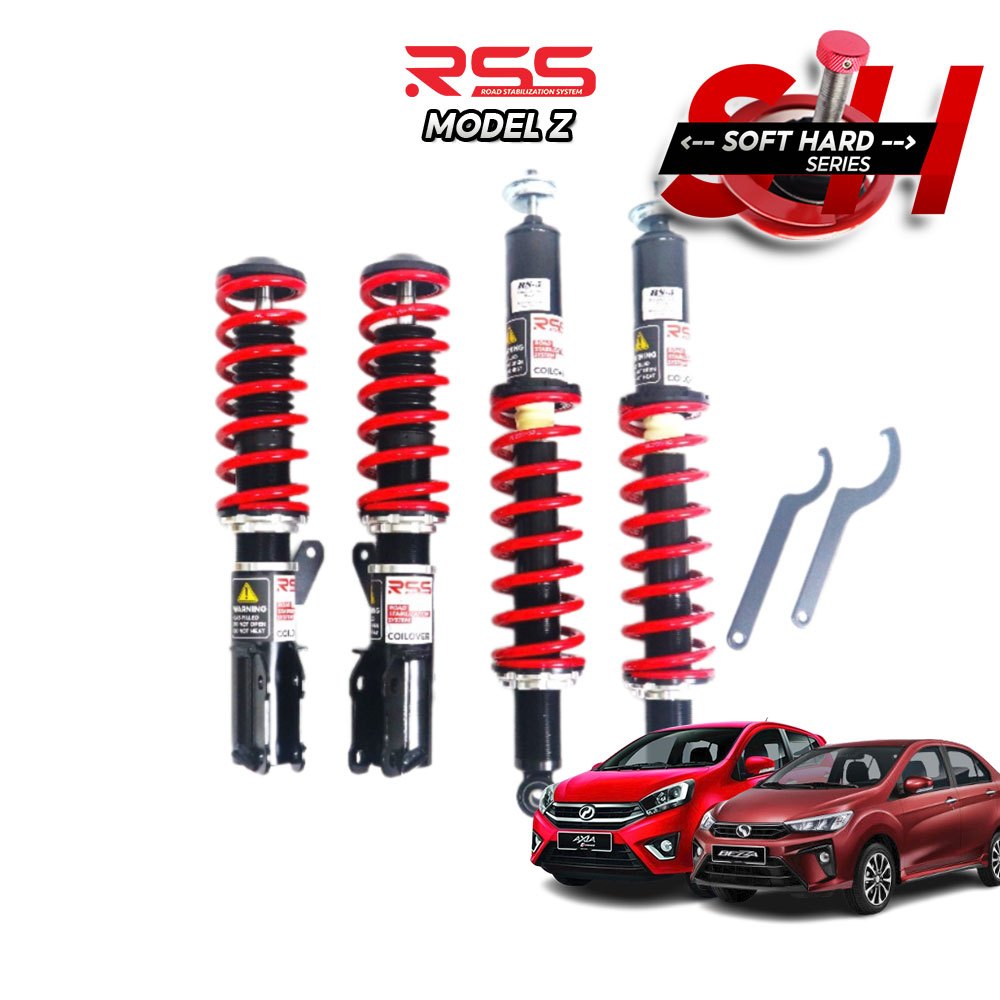 RSS Model Z Adjustable Absorber Suspension High Low Soft Hard Bodyshift