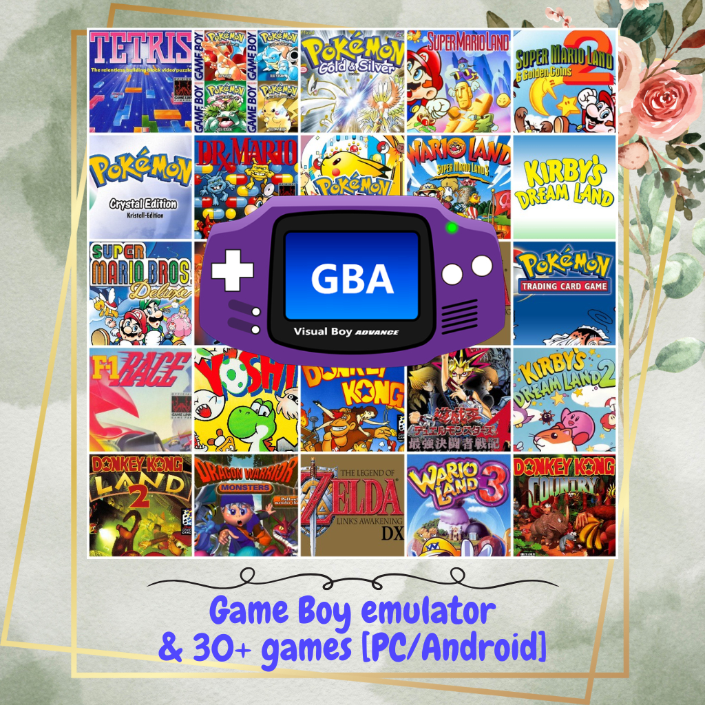 GameBoy emulator and 30+games