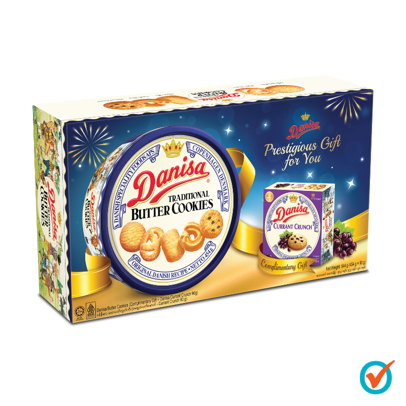 Danisa Butter Cookies 454g FREE Currant Cookies 90g Shopee Malaysia