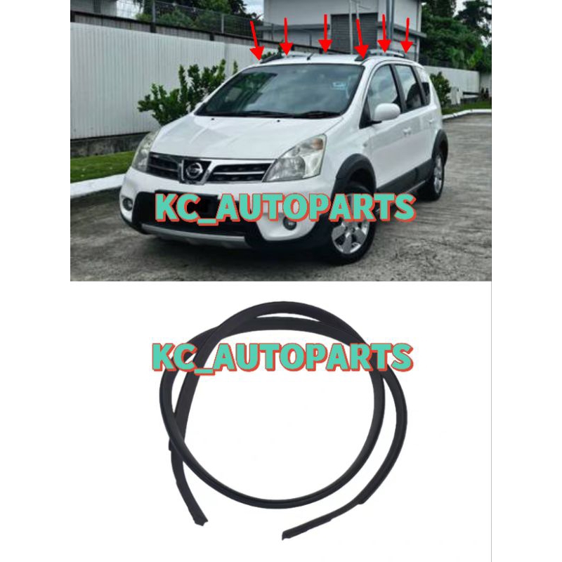 Nissan livina xgear 2007 2018 Roof Moulding Rubber Getah Bumbung 2008 2009 2010 2011 2012