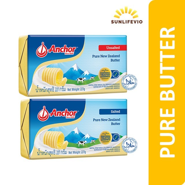 ANCHOR BUTTER | PURE BUTTER 1PC (WITH ICE PACK) | Shopee Malaysia