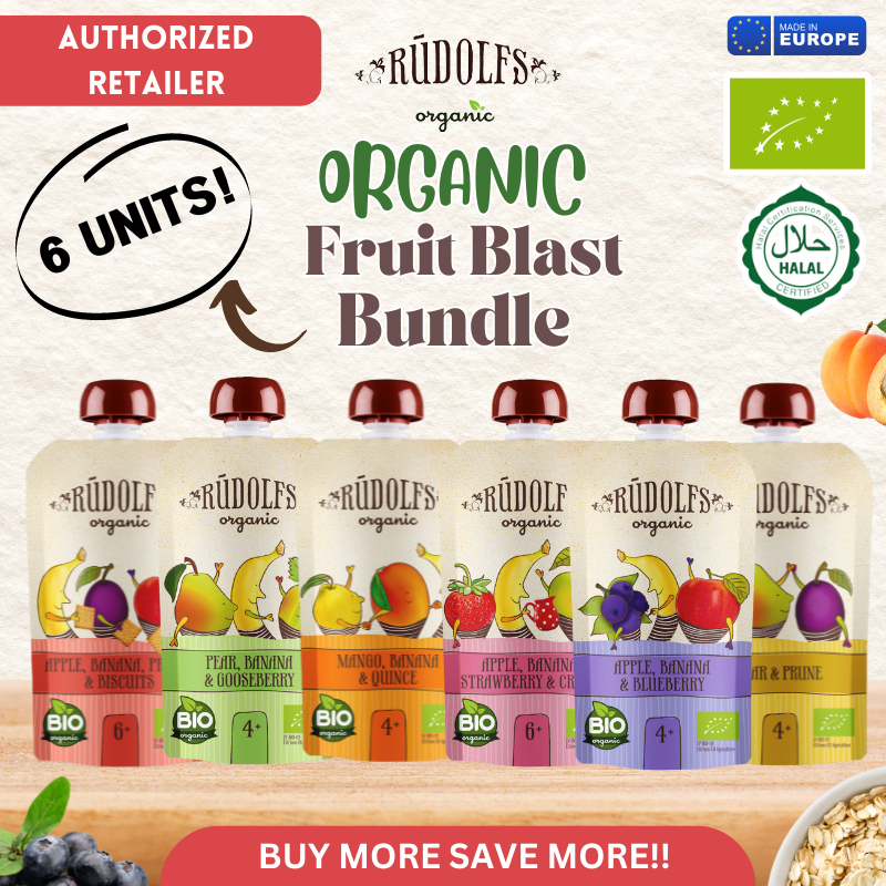 HALAL] Rudolfs Organic Premium Baby Puree Ready to Eat/ Travel