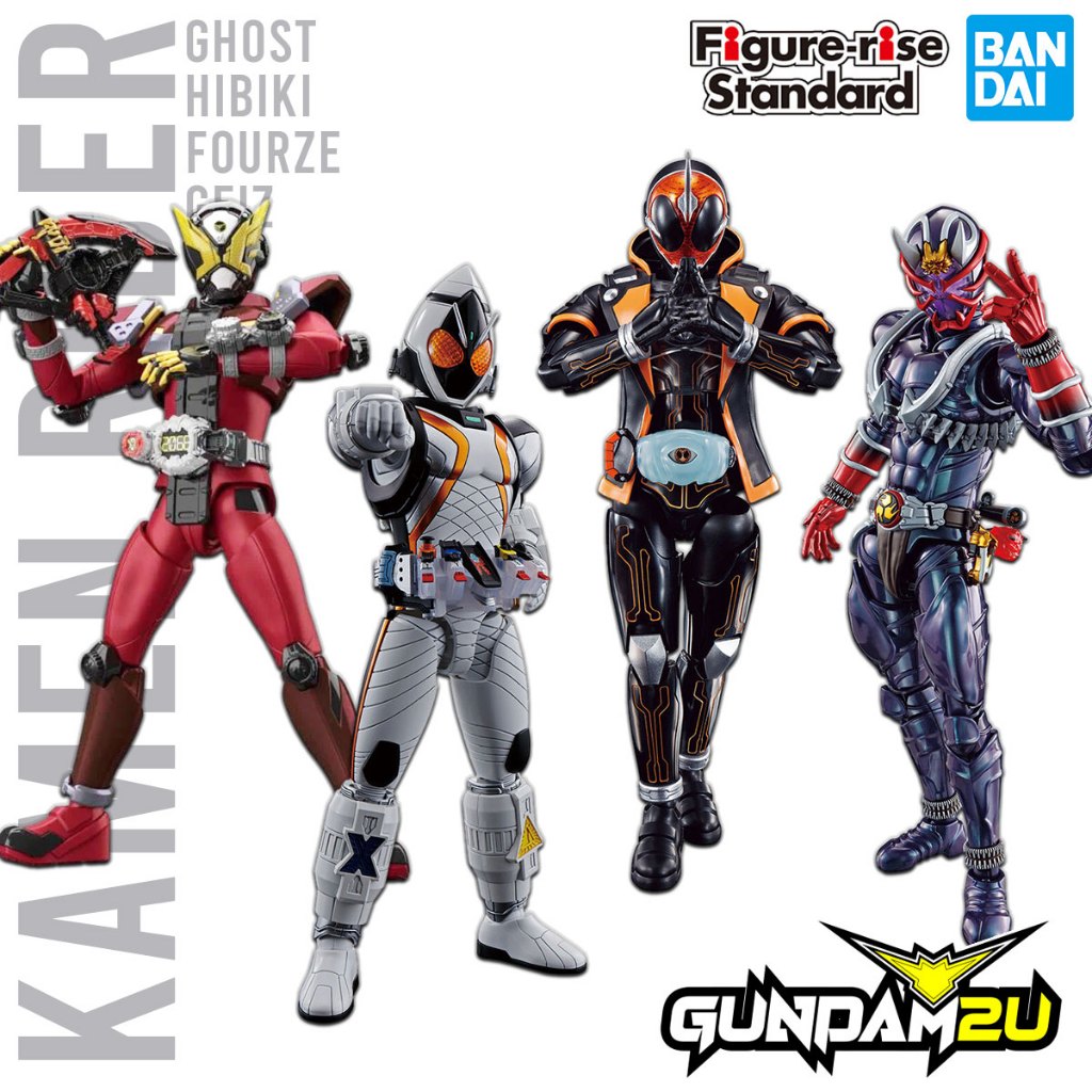 BANDAI FRS Kamen Rider Hibiki Ghost Fourze Geiz Figurerise Standard