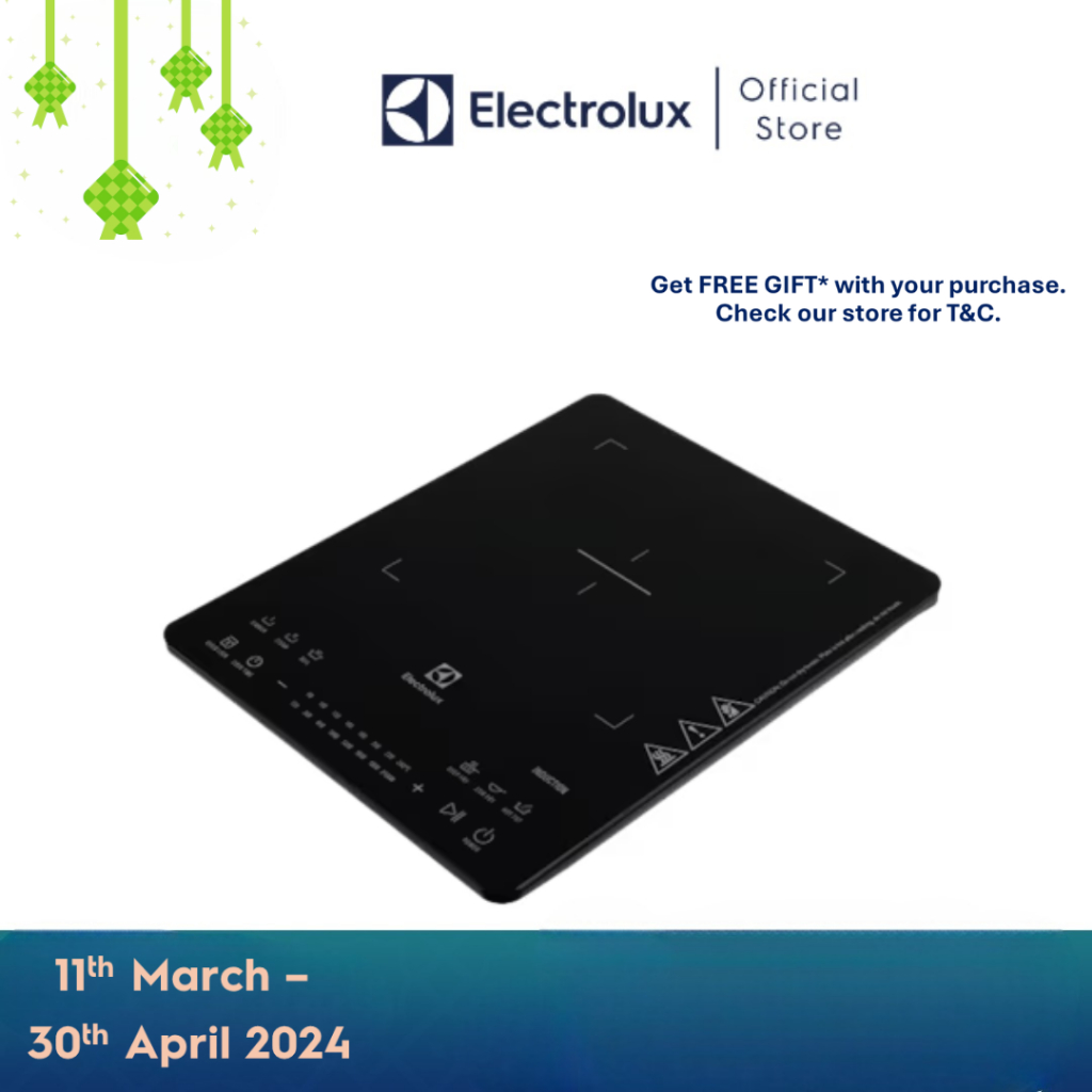 Electrolux Portable Tempered Glass Induction Cooker with Pot and