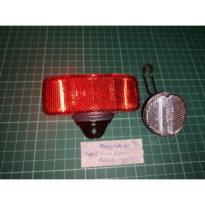 Brompton front and rear reflector lights taken off from New Black ...