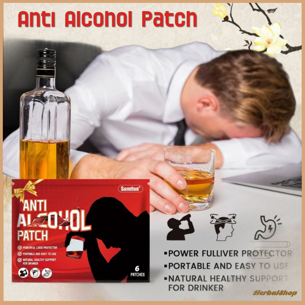 Anti Alcohol Patch Sumifun Prevent Vomit Drunkness TS00020 | Shopee ...