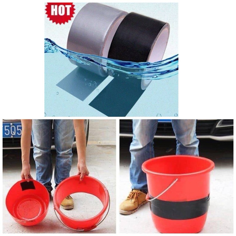 FLEX TAPE Menutup bocor paip tong baldi Lantai atap Plastik logam Anti ...