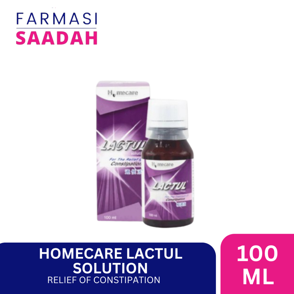 HOMECARE LACTUL SOLUTION 100ML -FOR RELIEF OF CONSTIPATION | Shopee ...