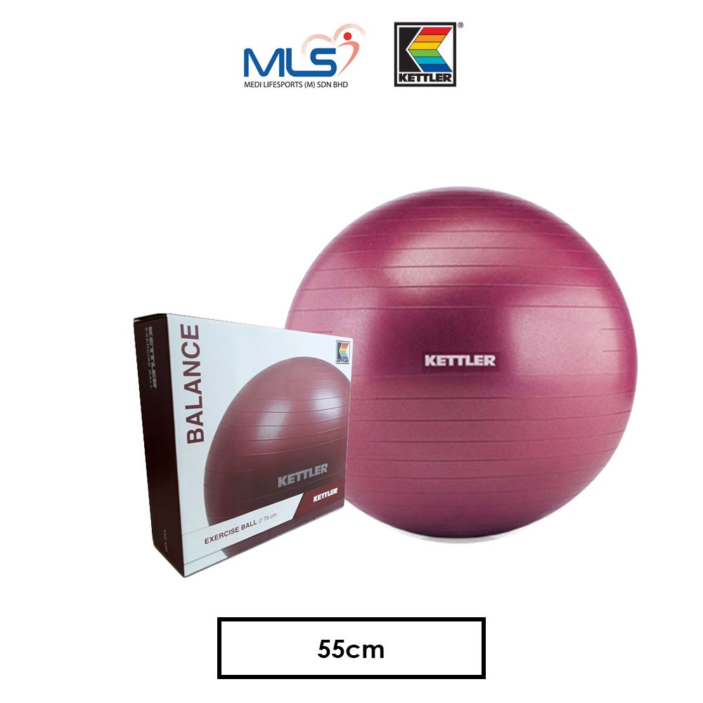 Kettler High Quality Gym Ball [55cm, 65cm, 75cm] Shopee Malaysia