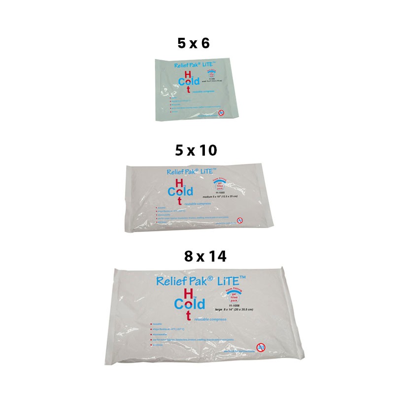 Relief Pak Val-u Pak LiTE Cold n' Hot Pack - 5 Relief Pak Val-u Pak LiTE Cold n' Hot Pack - 5