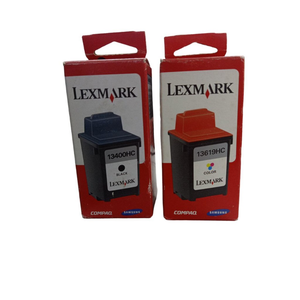 ORIGINAL LEXMARK 13400HC BLACK & 13619HC COLOUR CARTRIDGE | Shopee Malaysia