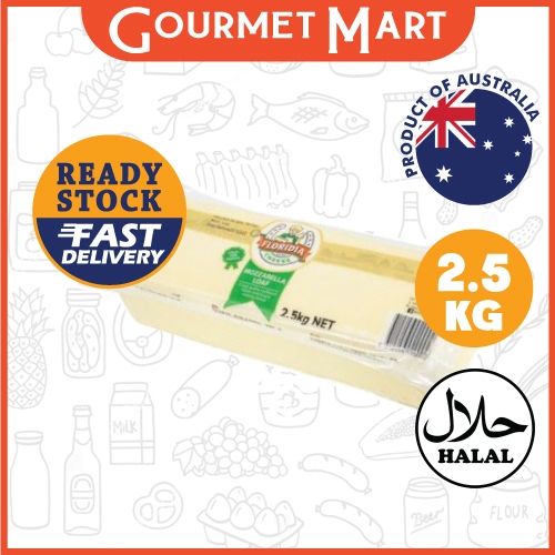 FLORIDIA MOZZARELLA CHEESE BLOCK 2.5KG ( FOR KLANG VALLEY AREA