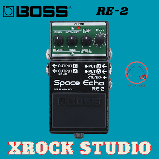 Boss RE-2 Space Echo Delay and Reverb Effects Pedal (RE2 / RE 2 ...