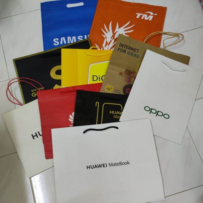 Recycle Bag/Shopping Bag/Paper Bag (Oppo/Digi/Sumsung/Huawei/Vivo ...