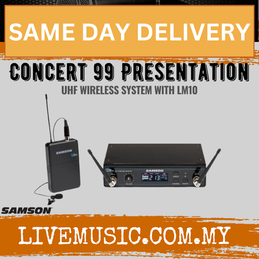 Samson Concert 99 Presentation Frequency Agile UHF Wireless System ...