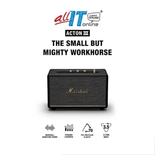 MARSHALL ACTON III BLUETOOTH BLACK - bluetooth speaker , speaker marshall