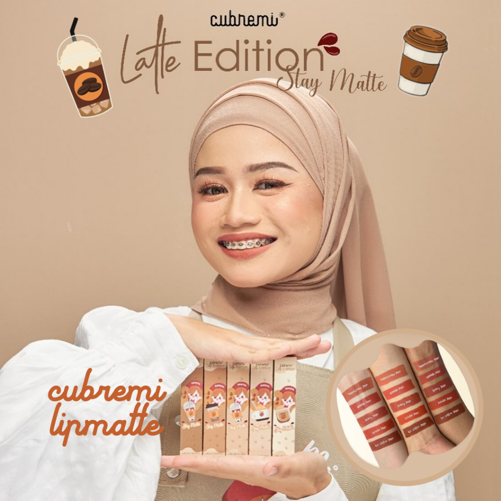 Cubremi Lipmatte / Cubre Mi Barista Edisi Latte Edition Stay Matte ...