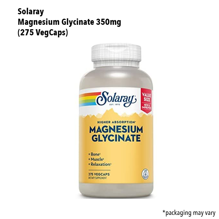 Solaray Magnesium Glycinate/Vitamin D3 + K2/Magnesium Citrate/ Prostate