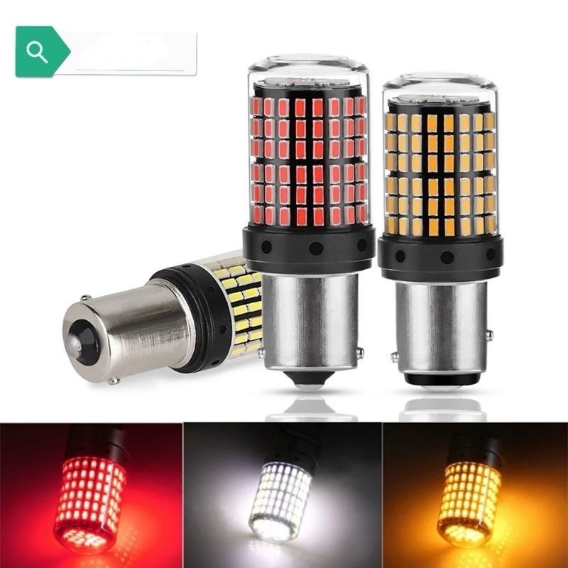 🔥🔥1pcs 144SMD LED Car Signal Brake reverse Bulb 12V 1156 1157 7440 7443 ...