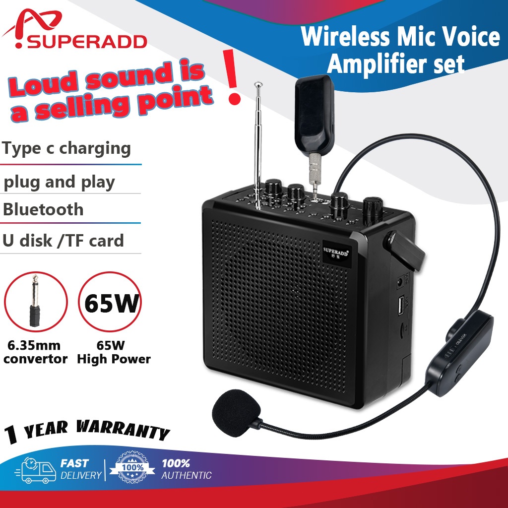 【Local stock】UHF MIC Specialty Head Microphone Wireless Headset ...