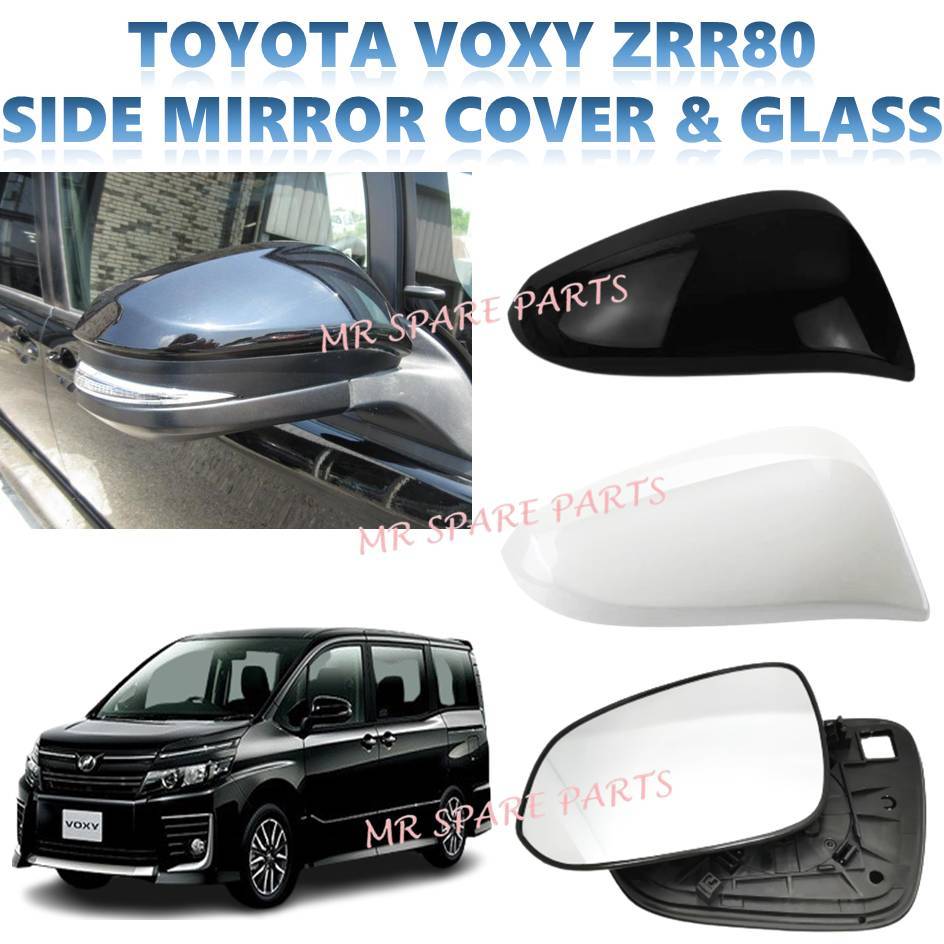 TOYOTA VOXY ZRR80 2016-2020 SIDE MIRROR GLASS & COVER | Shopee Malaysia