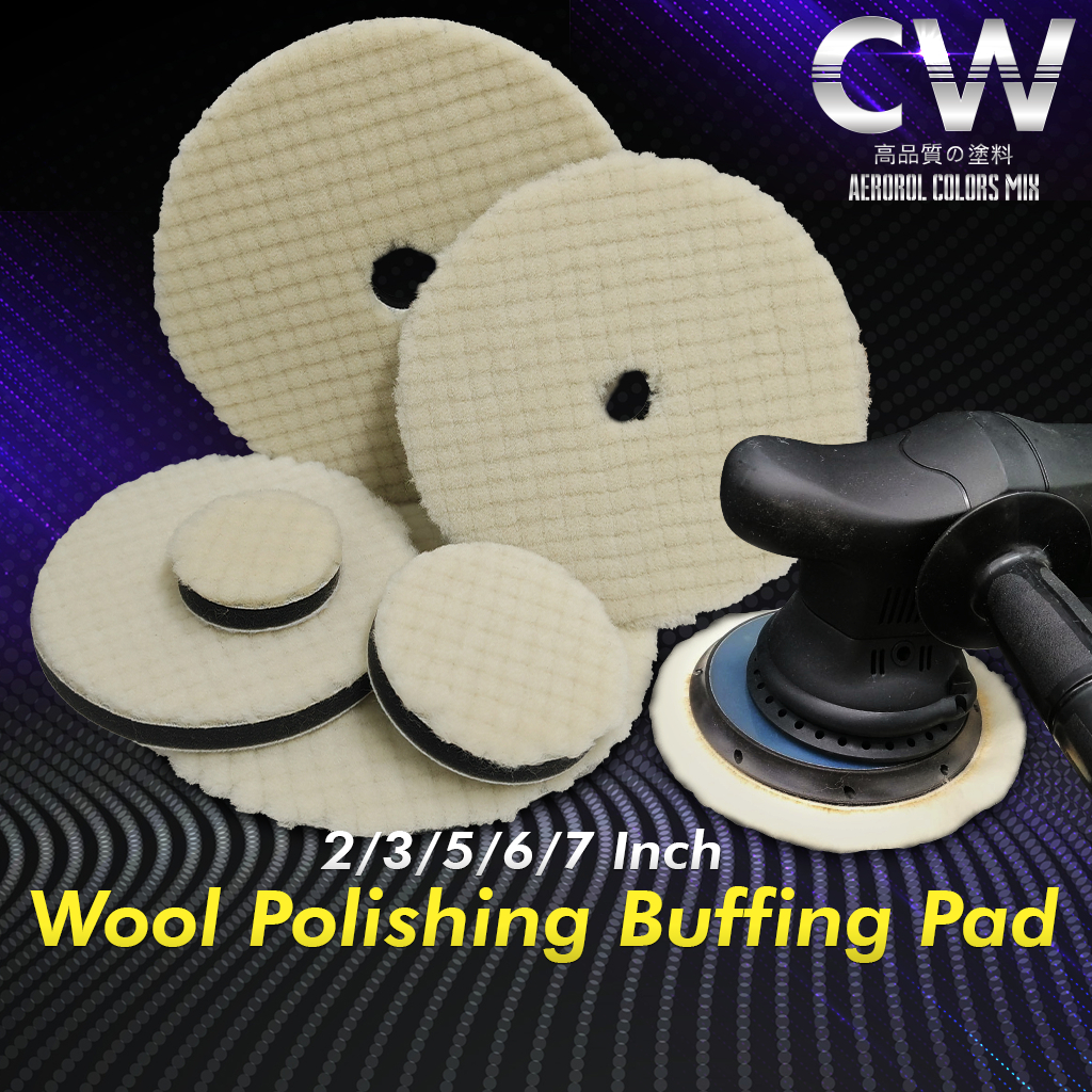 Car Textile Woolen Polishing Buffing Pads 2