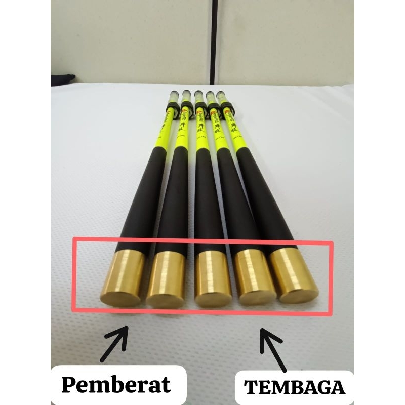Joran udang kolam Angler Pro Telescopic Rod pancing udang kolam Carbon ...