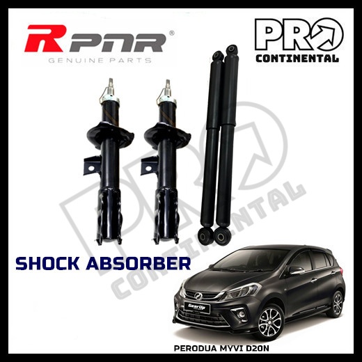 PERODUA MYVI D20N 2018-2024 FRONT REAR SHOCK ABSORBER (GAS) [1 PAIR (LH ...