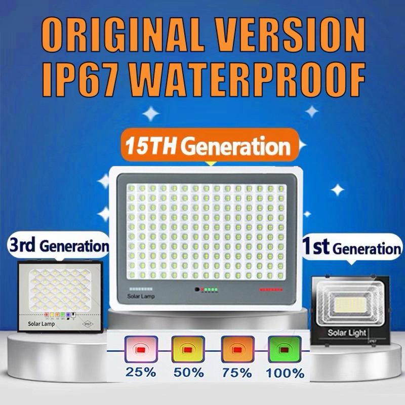 New Version Solar Light Waterproof IP67 3 Mode Control | Shopee Malaysia