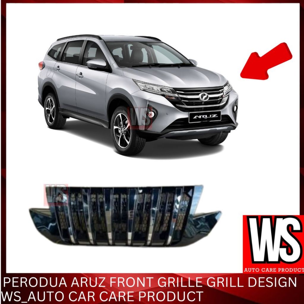 PERODUA ARUZ FRONT GRILLE GRILL DESIGN | Shopee Malaysia