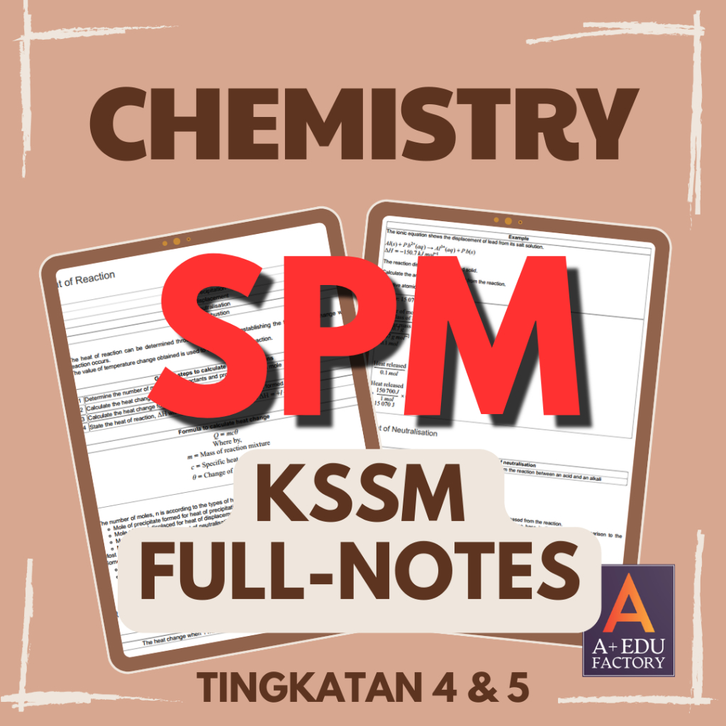 [📚PDF] NOTA LENGKAP CHEMISTRY [SPM] KSSM A+ NOTES | Shopee Malaysia