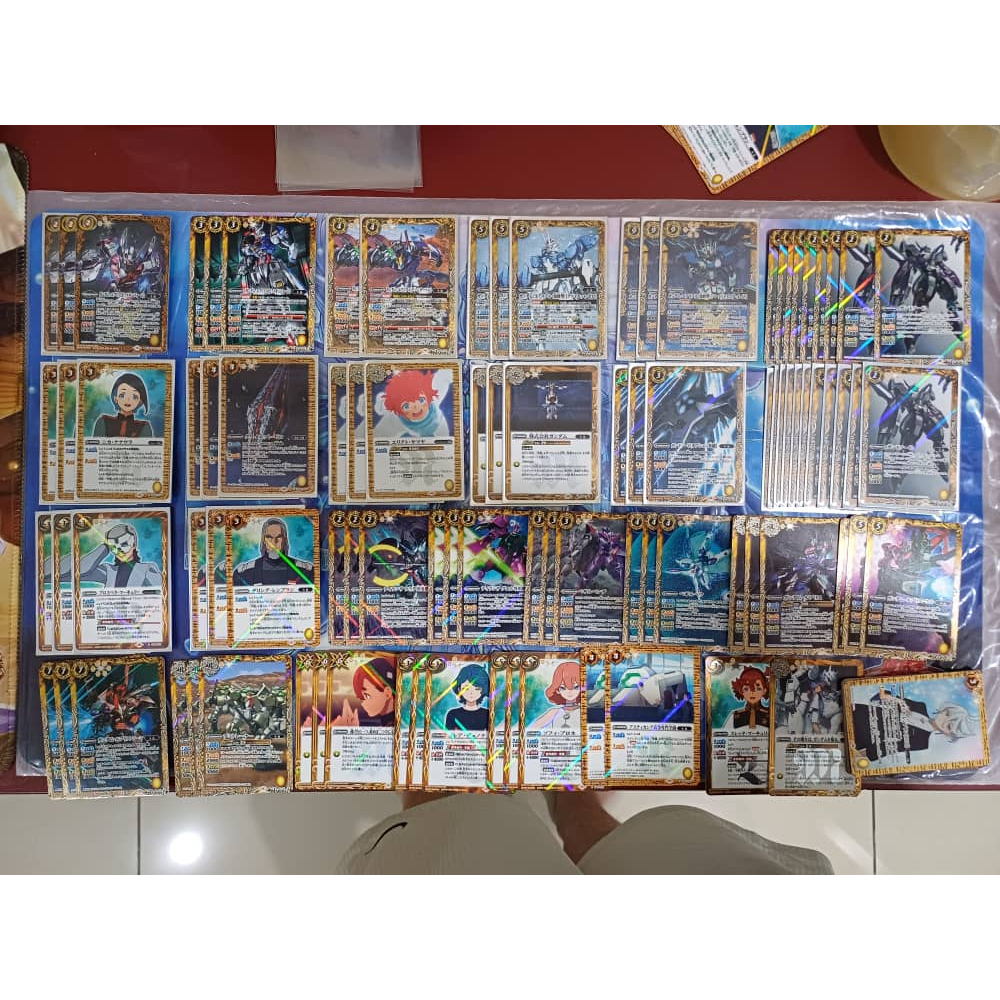 Battle Spirits CB29 Gundam Lfrith Deck + CB27 Aerial Gundam Sleeves