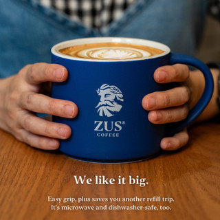 ZUS OG Ceramic Mug (16oz) - Thunder Blue | Shopee Malaysia