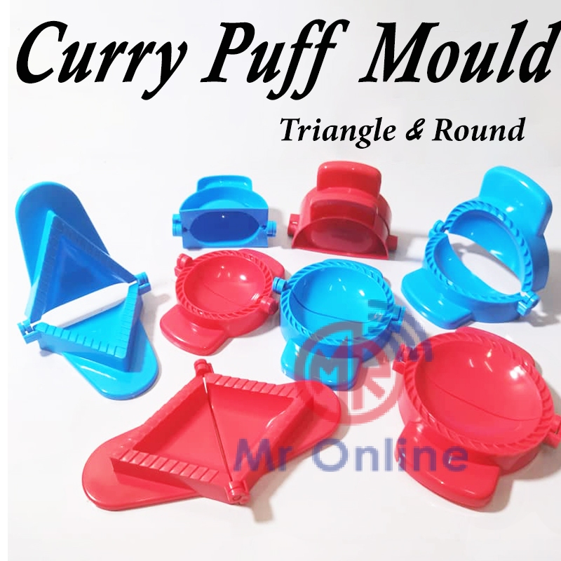 Curry Puff Mould/Curry Puff Mould Triangle&Round/Acuan Karipap/Plastic ...