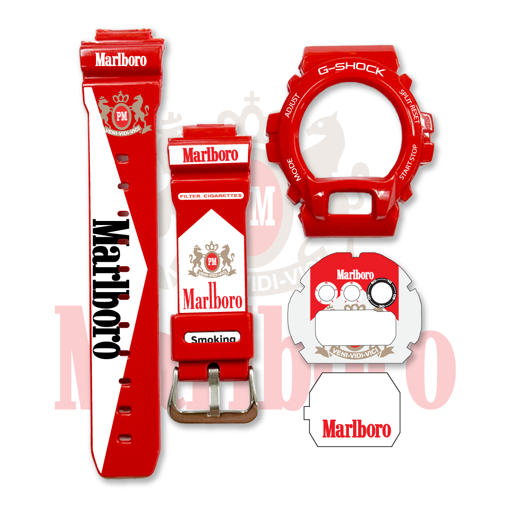 (NO/TIADA TERM COD) BNB DW6900 CUSTOM MARLBORO DESIGN (GLOSSY) | Shopee ...