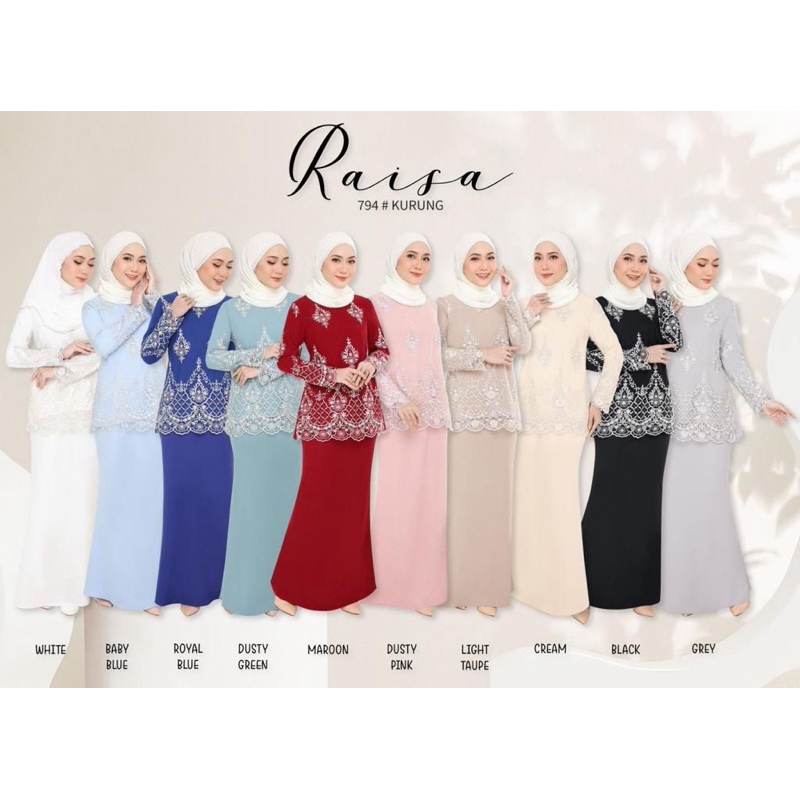 BAJU KURUNG RAISA READY STOCK | Shopee Malaysia