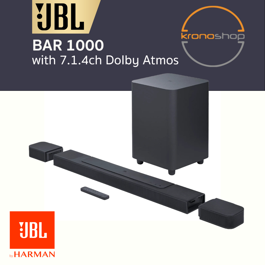 BAR 1000 JBL [ジェイビーエル] サウンドバー[ 7.1.4ch 完全ワイヤレスサラウンドシステム] 下取り査定額20%アップ実施中！