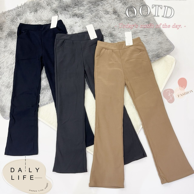 938# Lady Slack Pants Mini Bootcut /Seluar Bootcut Slim Cutting ...