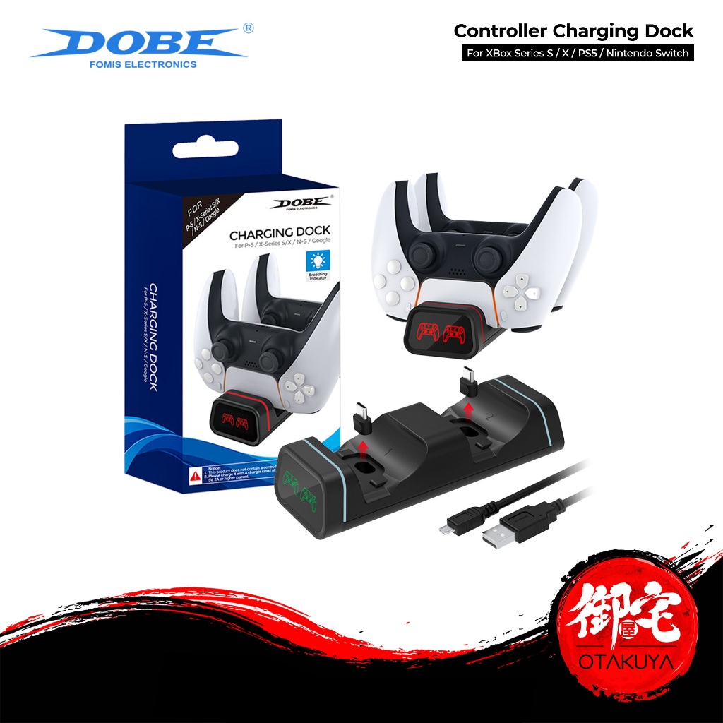 DOBE MultiPlatForm All In 1 Charging Dock For XBOX Series S/X/PS5