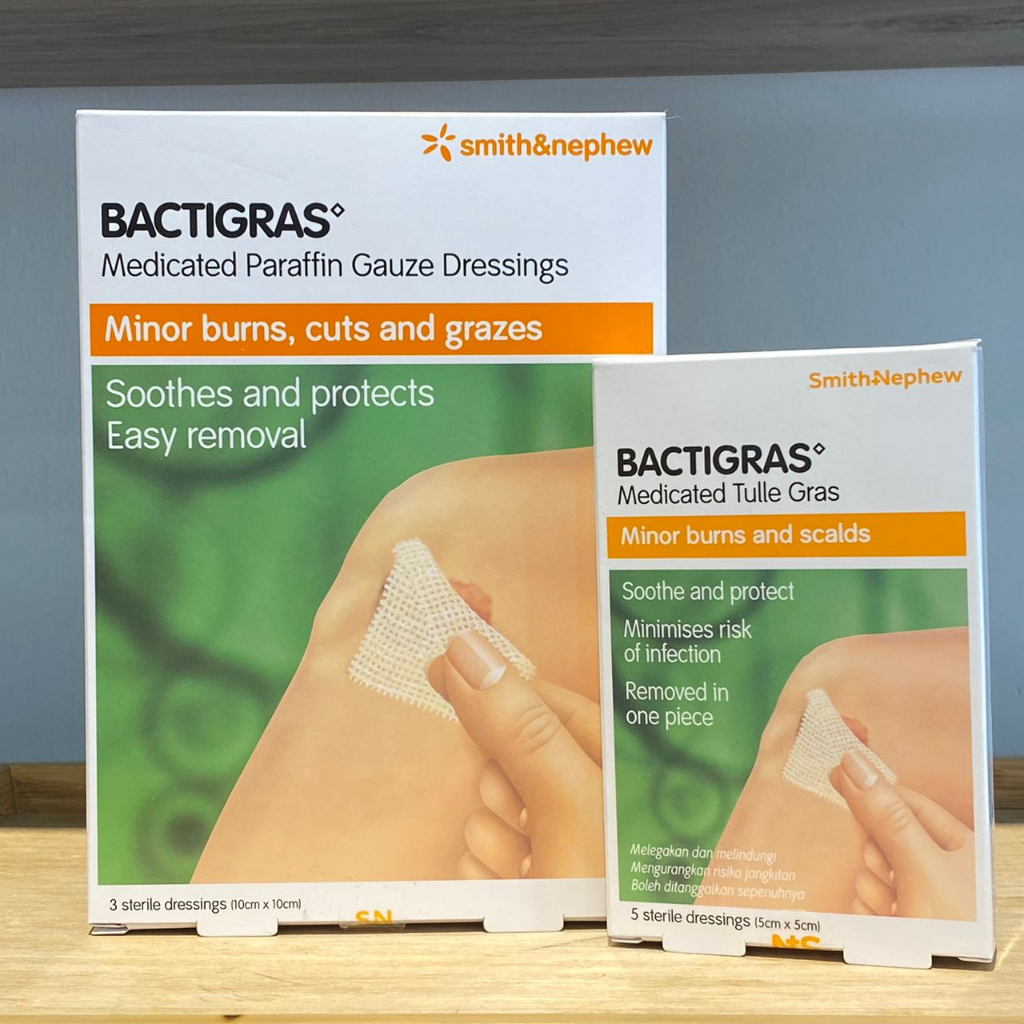 Smith + Nephew Bactigras Minor burns and scalds | Shopee Malaysia